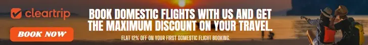 Cleartrip.com Book domestic and international flights with us and get the maximum discount on your travel.